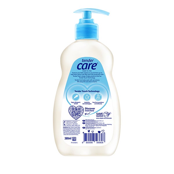 Head to toe baby wash 380ml back