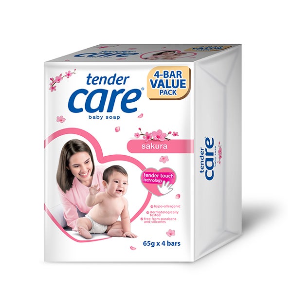 Sakura baby soap  65g 4-bar Multipack