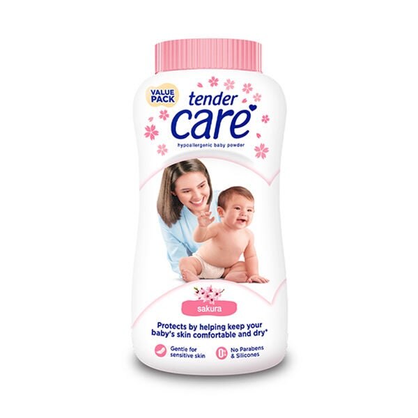 Sakura scent baby powder 200g