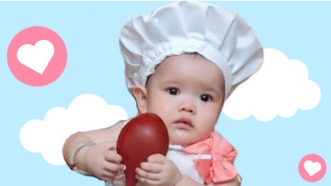 baby cooking